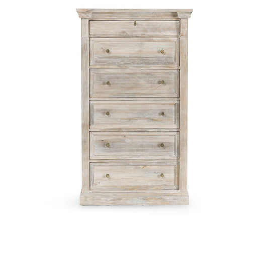 Adelaide - 6 Drawer Chest - Natural White Wash
