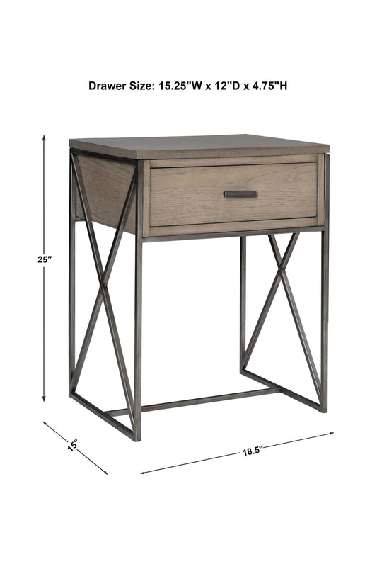 Cartwright - Side Table - Gray