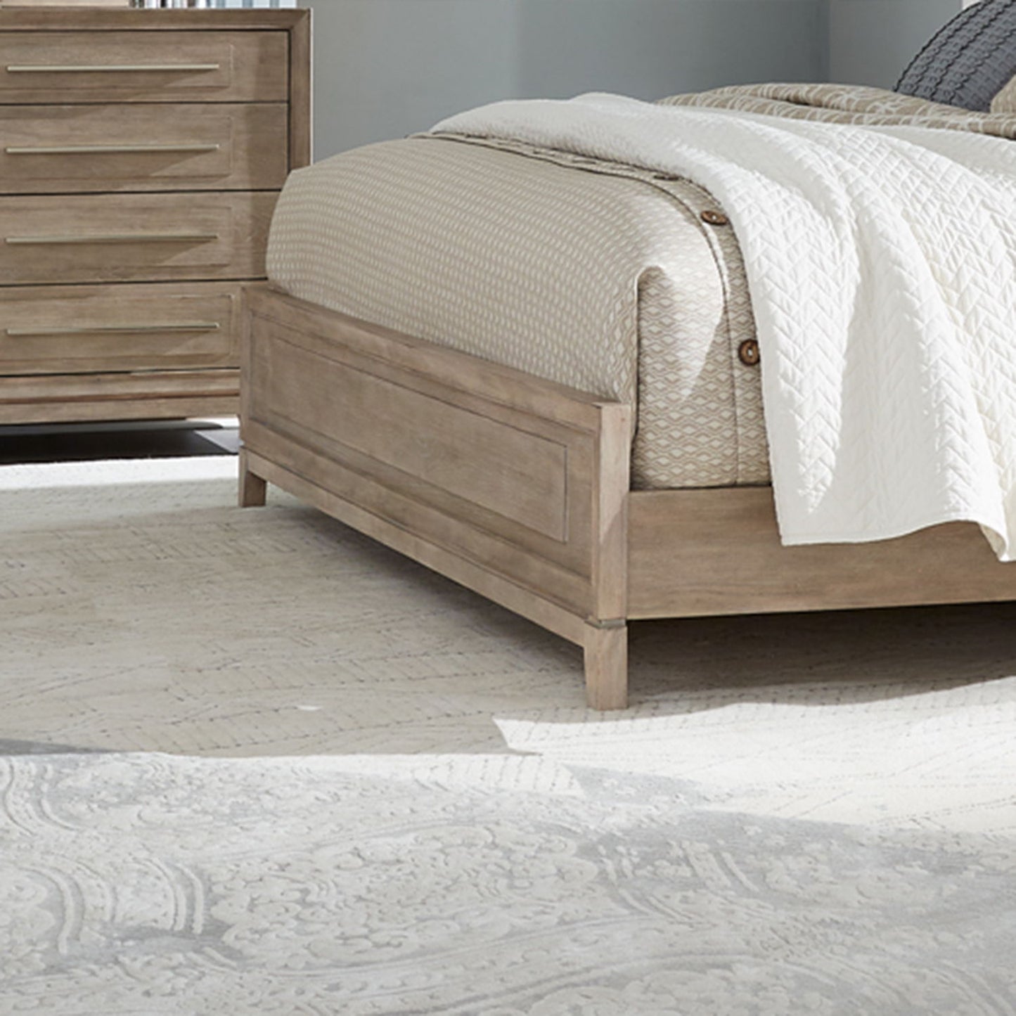 Brentwood - King Panel Footboard - Sandstone