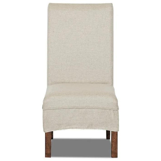 Trisha Yearwood Home - Gwen Upholstered Parson Chair With Slipcover (Set of 2) - Coffee