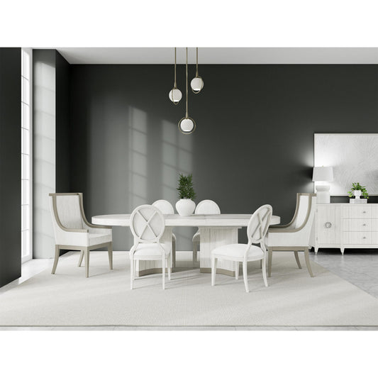 Hepburn - Upholstered Host Chair (Set of 2) - White