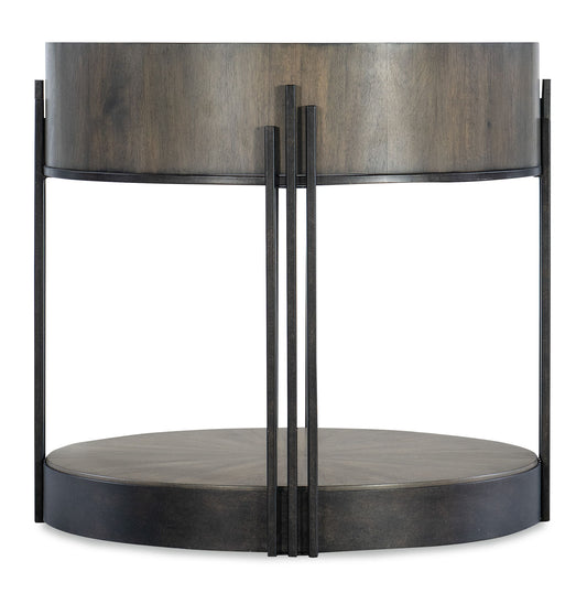 Commerce And Market - Skyline Side Table - Dark Brown