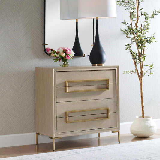 Alessia - Light Oak Accent Chest