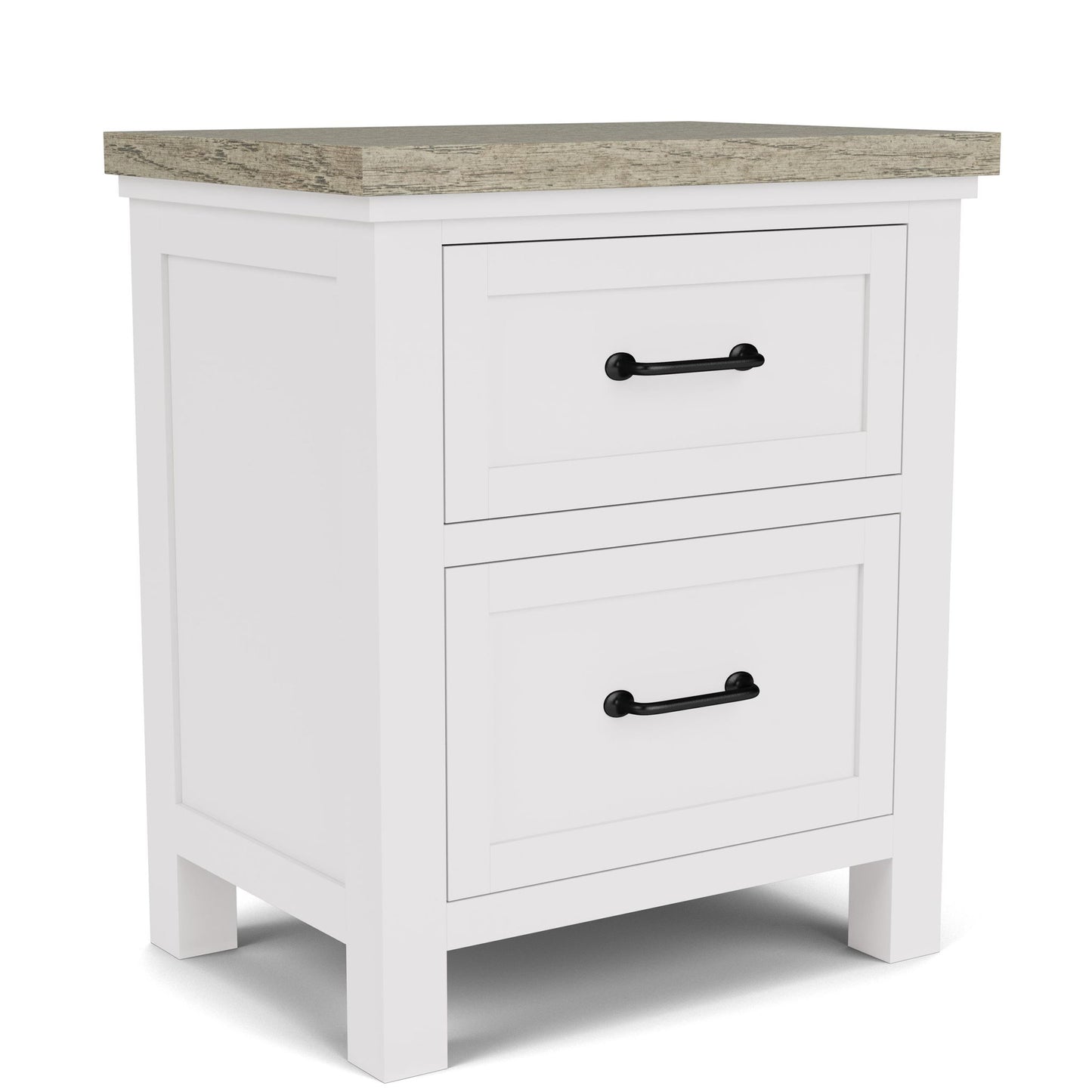 Cora - 2 Drawer Nightstand - White