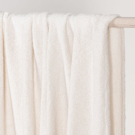 Aria - 50" x 70" Boucle Throw - Ivory
