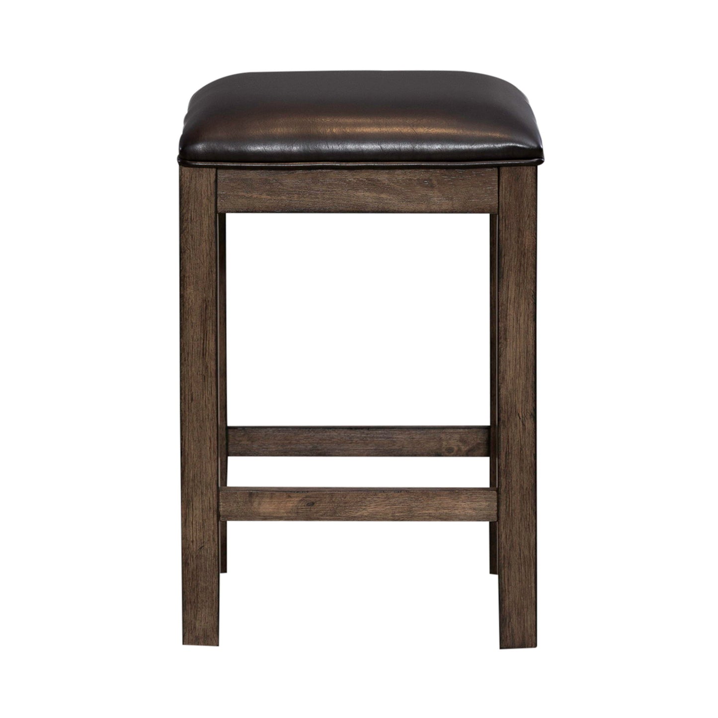 Lennox - Upholstered Console Stool - Dark Brown
