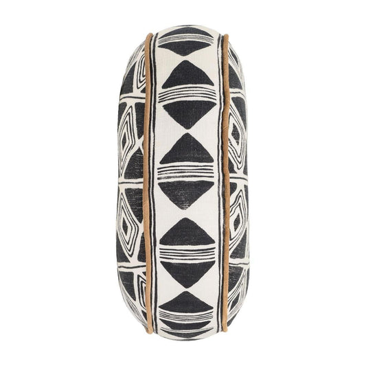 Nubia - 22" x 22" Pillow - Black / White