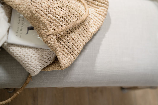 Boheme - Madera Bed Bench - Gray / Light Brown
