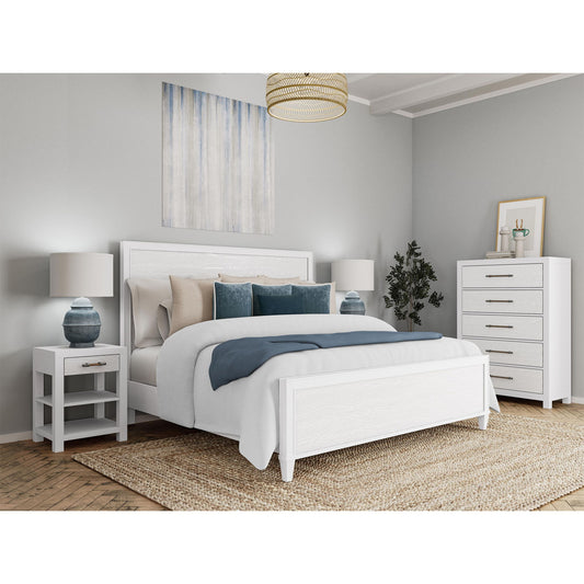 Rosalie - Full Panel Headboard - White