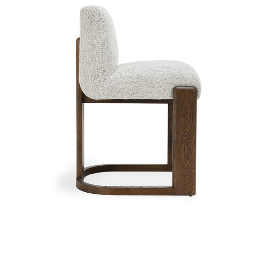 Chelsea - Upholstered Counter Stool - Pixel Ivory