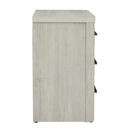 Modern Play - Nightstand With Charging Station - White