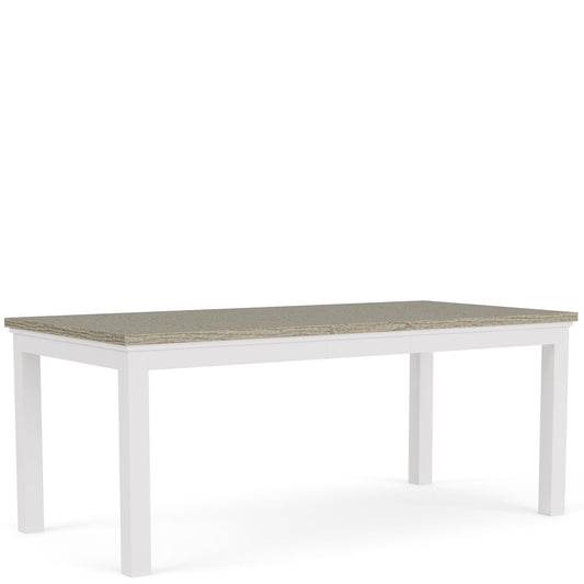 Cora - Rectangular Leg Dining Table - Cloud / Fog