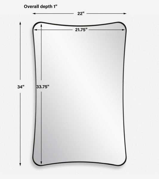 Loudon - Vanity Mirror - Black