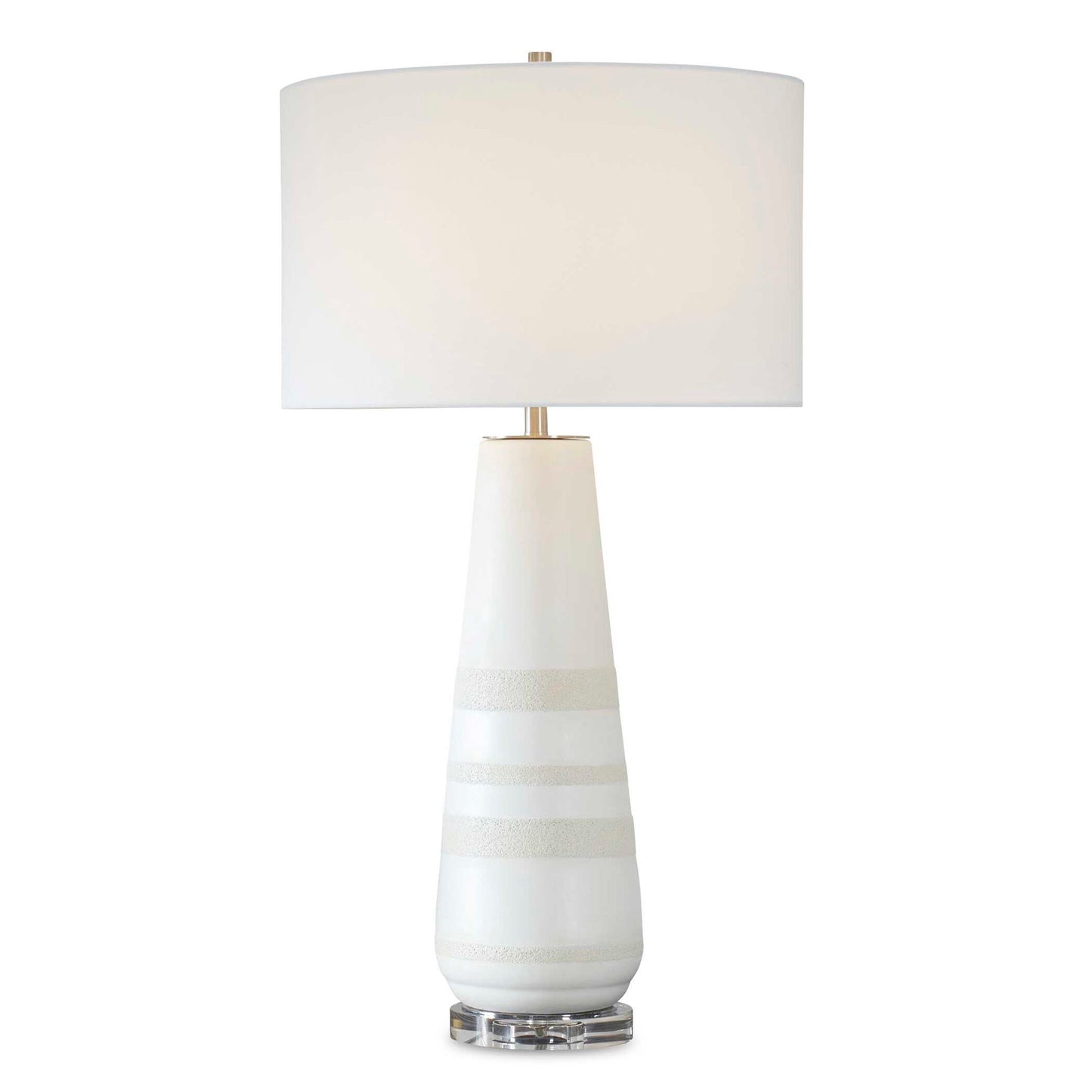 Santino - Crackled Ivory Table Lamp