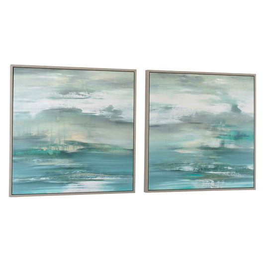 Tranquil State Of Mind - Framed Canvases (Set of 2)