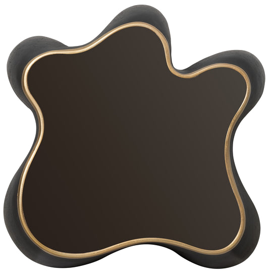 Melange - Even And Flow Round End Table - Black