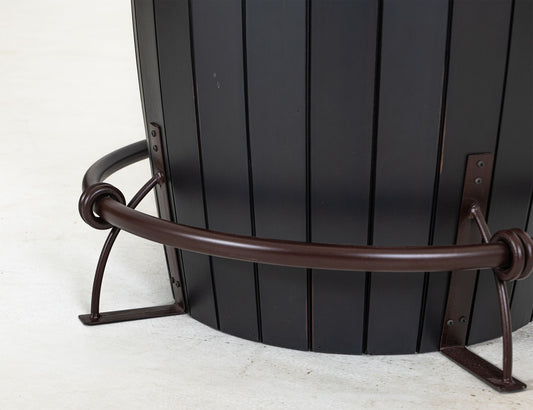 Antique - Bistro Base With Footrest - Multicolor