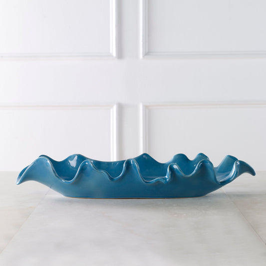 Ruffled Feathers - Bowl - Blue