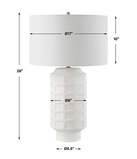 Window - Table Lamp - Pane White