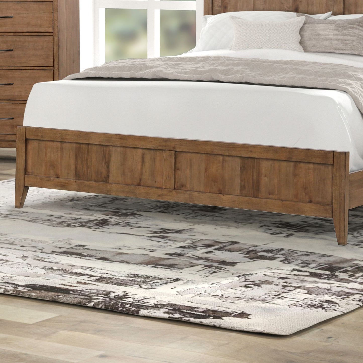 Shaker Lakes - King Panel Footboard - Brown