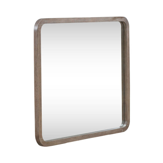 South Bend - Landscape Mirror - Brown