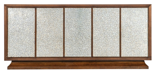 Melange - Lloyds Leopard Entertainment Credenza - Dark Brown