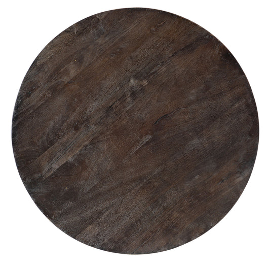 Commerce And Market - Carved Round Cocktail Table