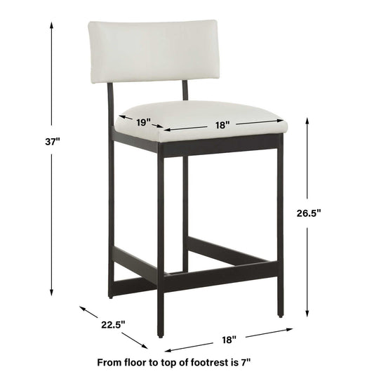 Apsley - Counter Stool - Black