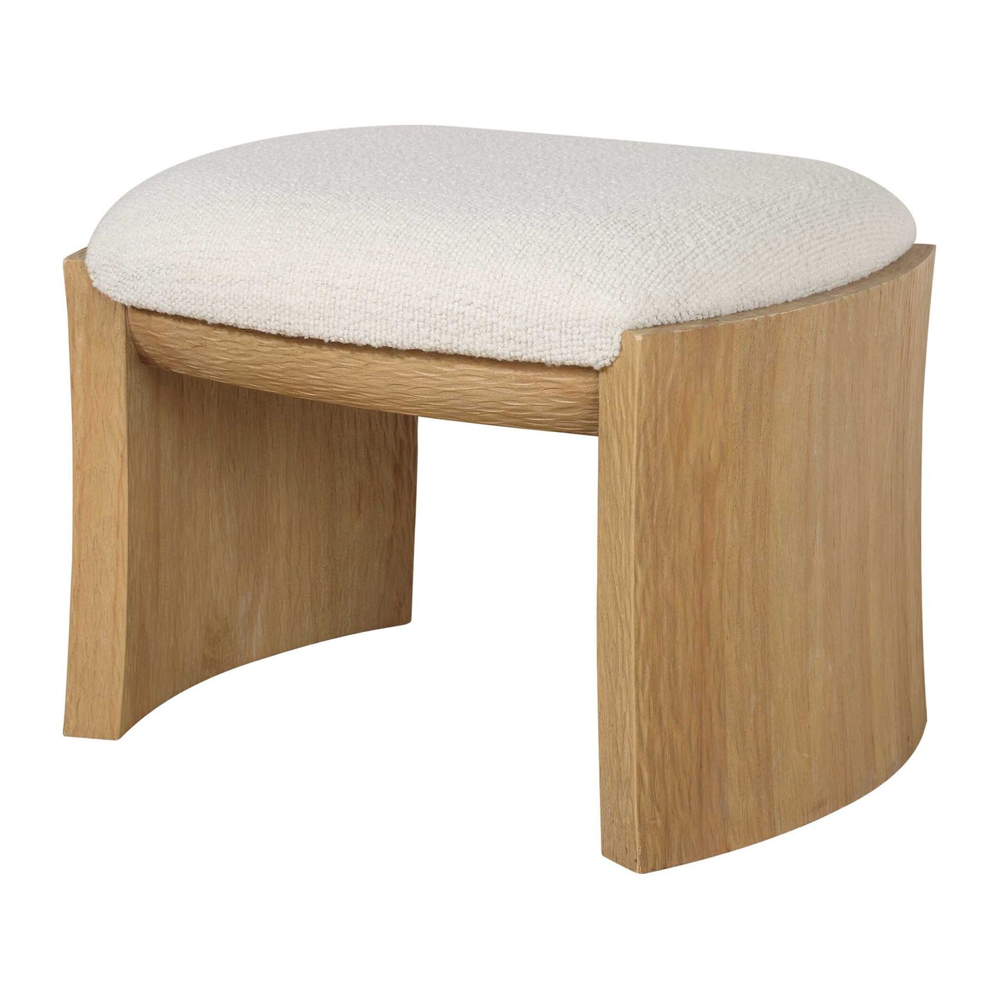 Port - Small Bench - Natural / White