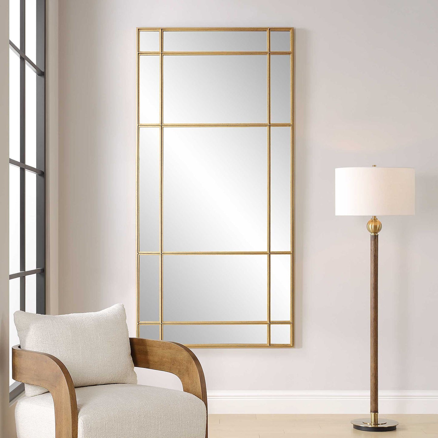 Spurgeon - Gold Window Mirror