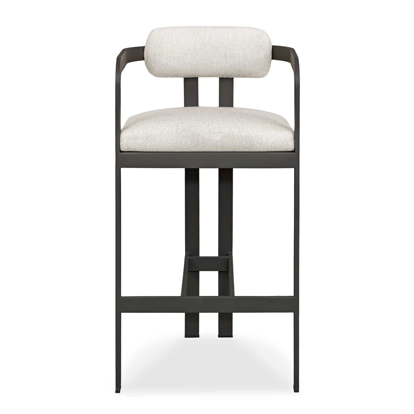 Kalmar - Outdoor Bar Stool - Black / White