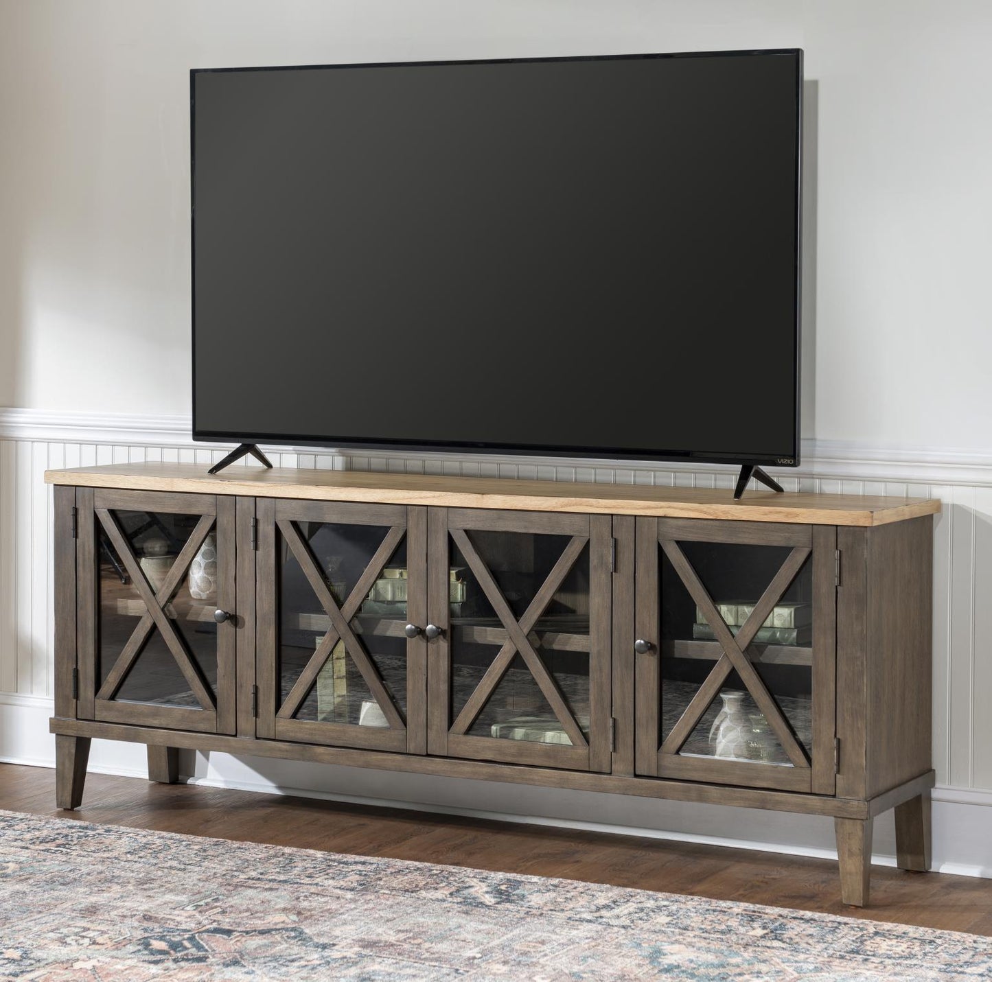 XXX's And OOO's - Media Console - Two Tone