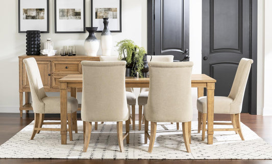 Linden - Round Pedestal Table Top - Honeyed Oak