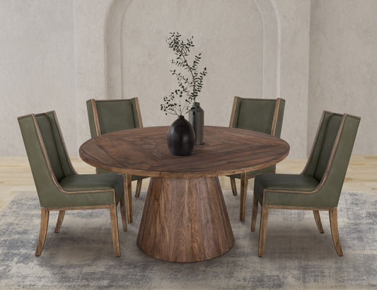 Balam - Round Table Top - Brown