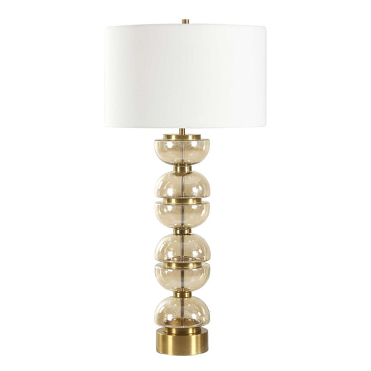 Assemble - Half-Sphere Table Lamp - Brass / Brown / Gold