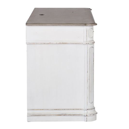 Magnolia Manor - Jr Executive Credenza Top - White
