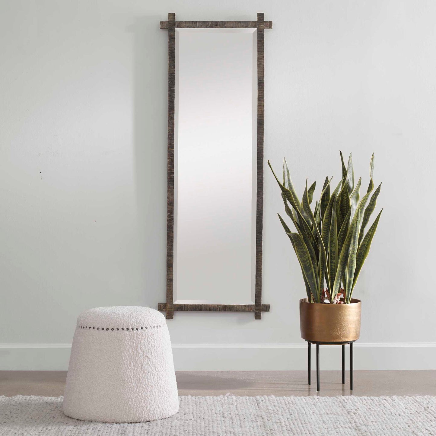 Fasita - Brass Planter 2 Cartons - Green