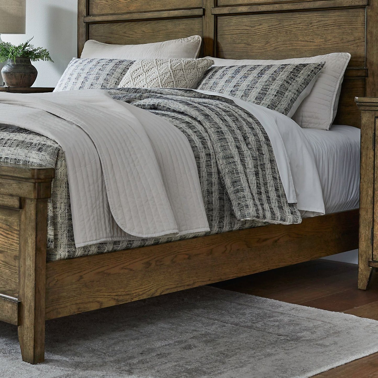 Carolina Park - Panel Bed Rails - Brown