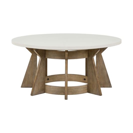 Berkley Square - Round Cocktail Table - Brown