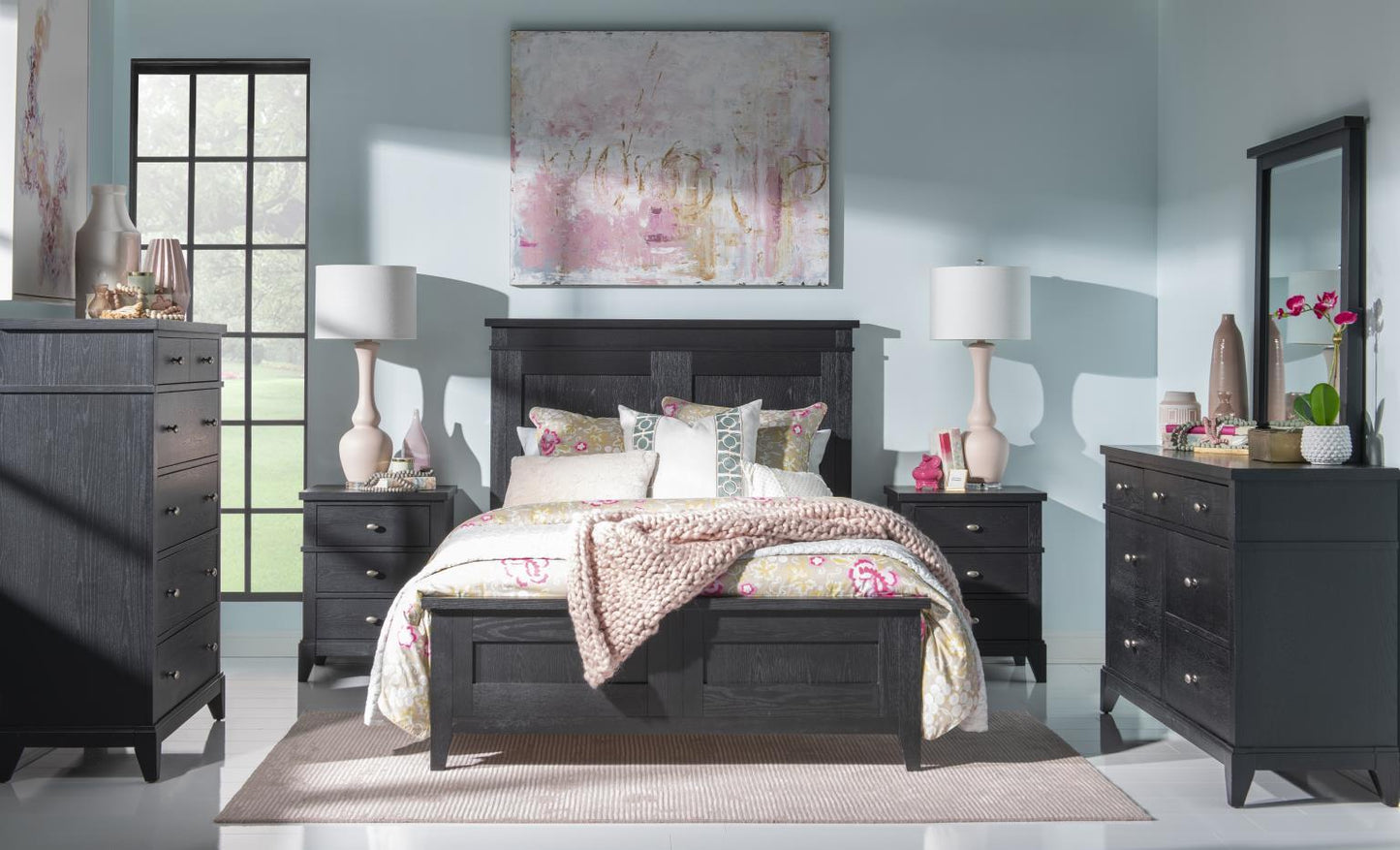 Today's Traditions - Twin Poster Headboard & Footboard - Blacksmith