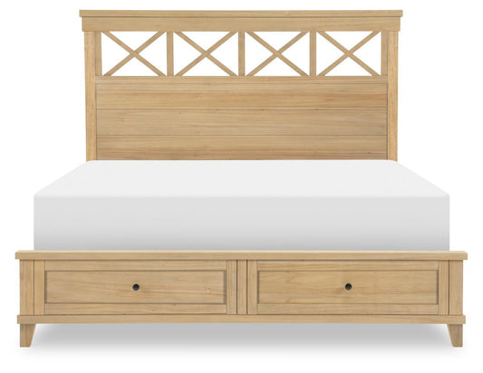 XXX's And OOO's - Queen Storage Footboard - Amber