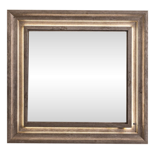 Horizons - Lighted Mirror - Gray