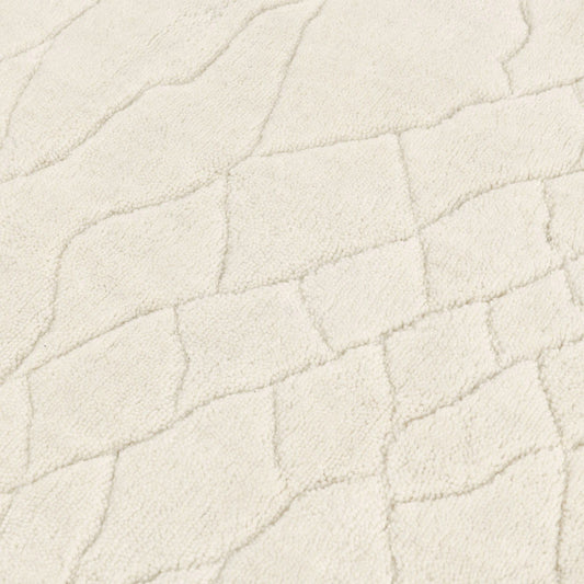 Renewed - 2' x 3' Lucerne Wool Area Rug - Ivory