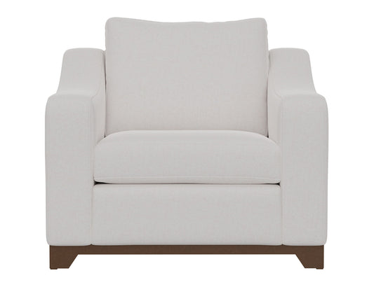 Natural Parota - Armchair - Mink Withe