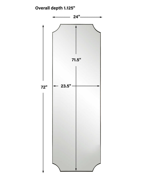 Lennox - Nickel Tall Mirror