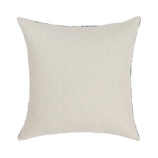 Radiant Oasis - 22" x 22" Nubia Pillow - Black / White