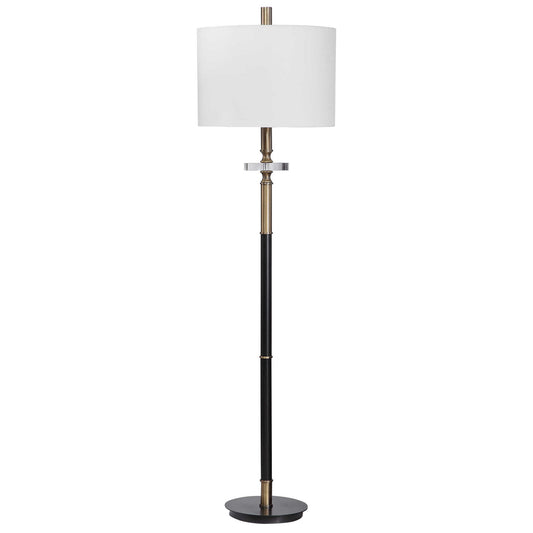 Maud - Floor Lamp - Aged Black