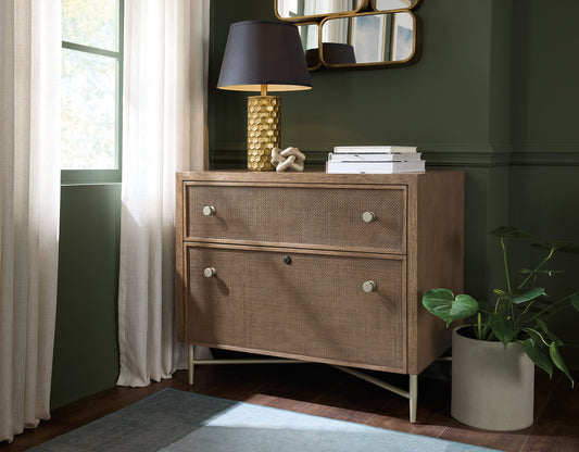 Sonnet - Sonnet Lateral File - Dark Gray / Light Brown
