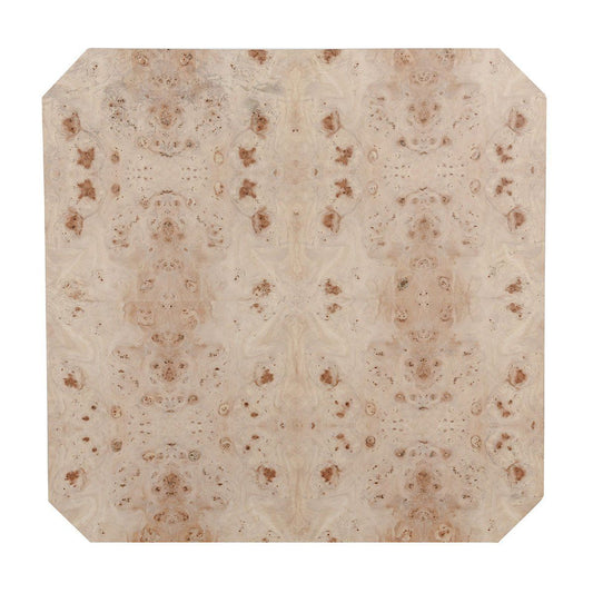 Avena - Burl Wood Square Coffee Table - Natural