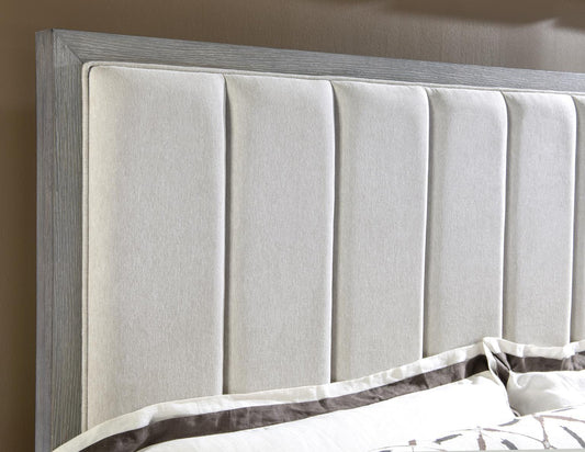 Artesia - Upholstered King Headboard - Smokey Taupe